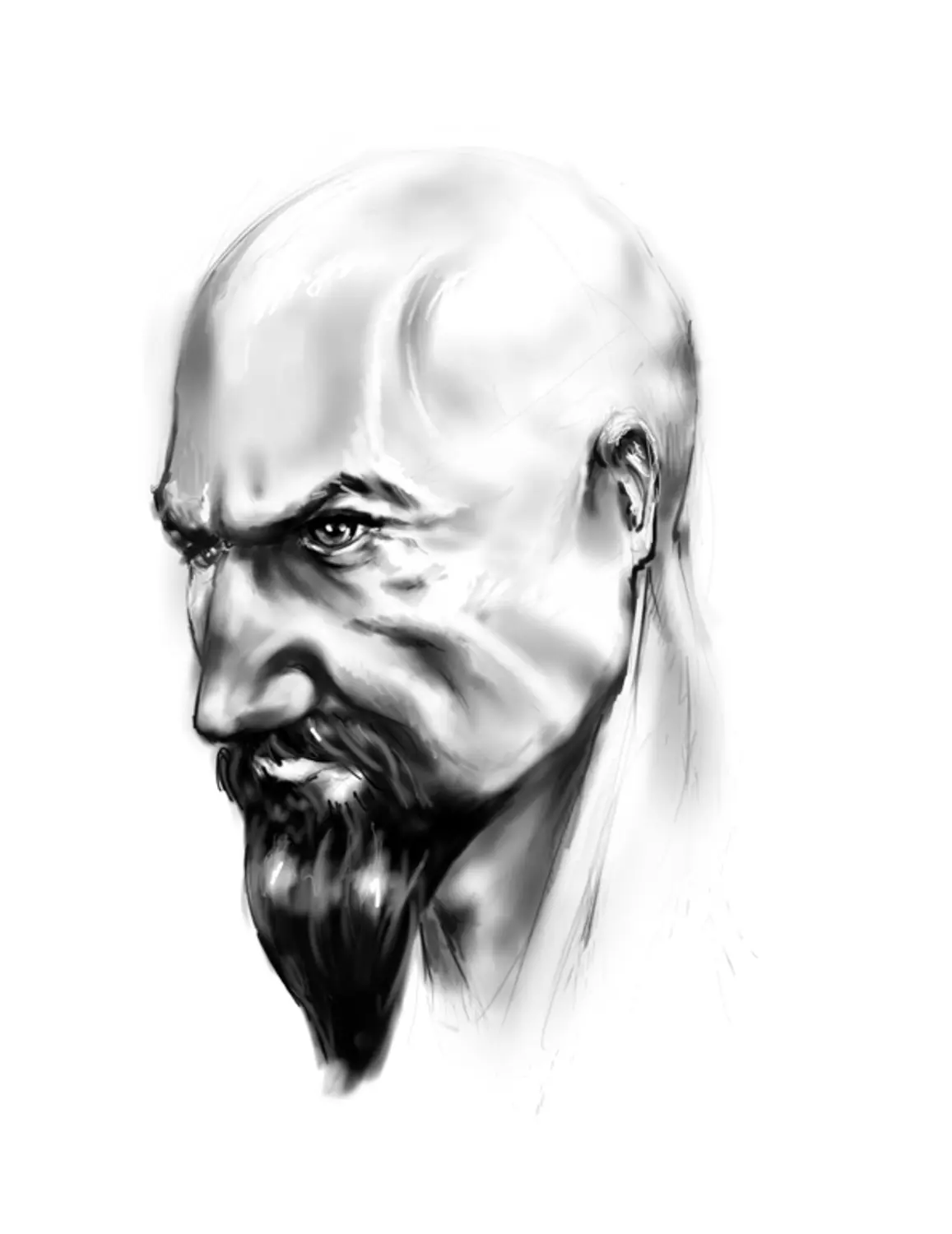 Cabbar Face Sketch